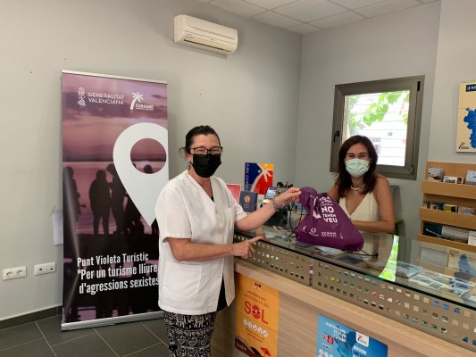 Nules cuenta con un Punto Violeta Turístico para concienciar sobre el respeto a las mujeres