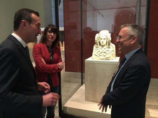 Elche trabaja en un proyecto museístico para tener temporalmente la Dama en 2018