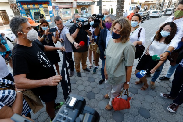 Ribera pide que cesen los vertidos ilegales al Mar Menor: 