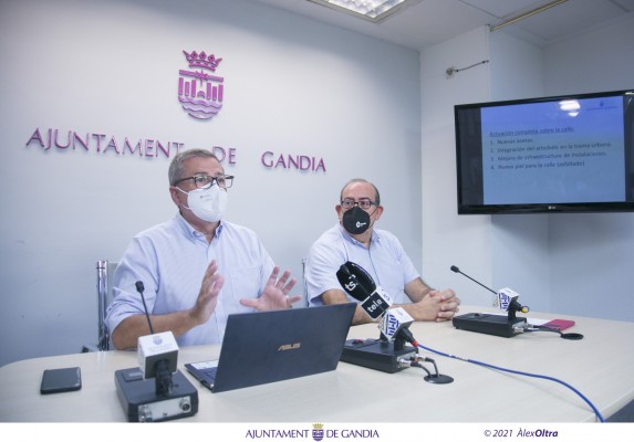 Gandia remodelará Calderón de la Barca con nuevas aceras y zonas de sombra