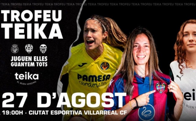 Villarreal, Valencia y Levante disputan un triangular amistoso en Vila-real