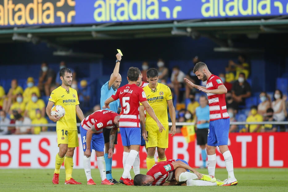 El Villarreal, al ritmo de récord de tarjetas