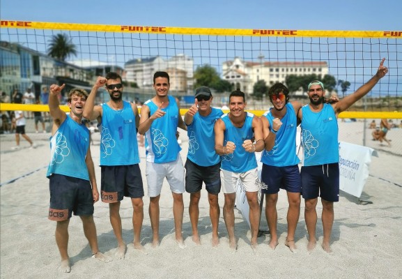 BeachBol-Valencia se alza con el título de campeón de España de vóley playa