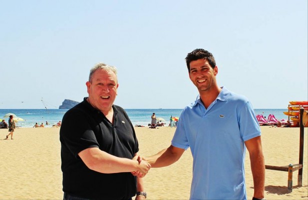 Grau se pierde los dos próximos partidos del Benidorm por un esguince de tobillo

