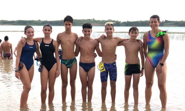 Seis jóvenes triatletas murcianos participan en el Encuentro Nacional de Menores en Teruel