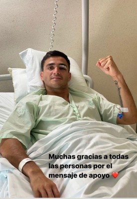 Maxi Gómez pasa la noche en un hospital por el golpe en su cabeza