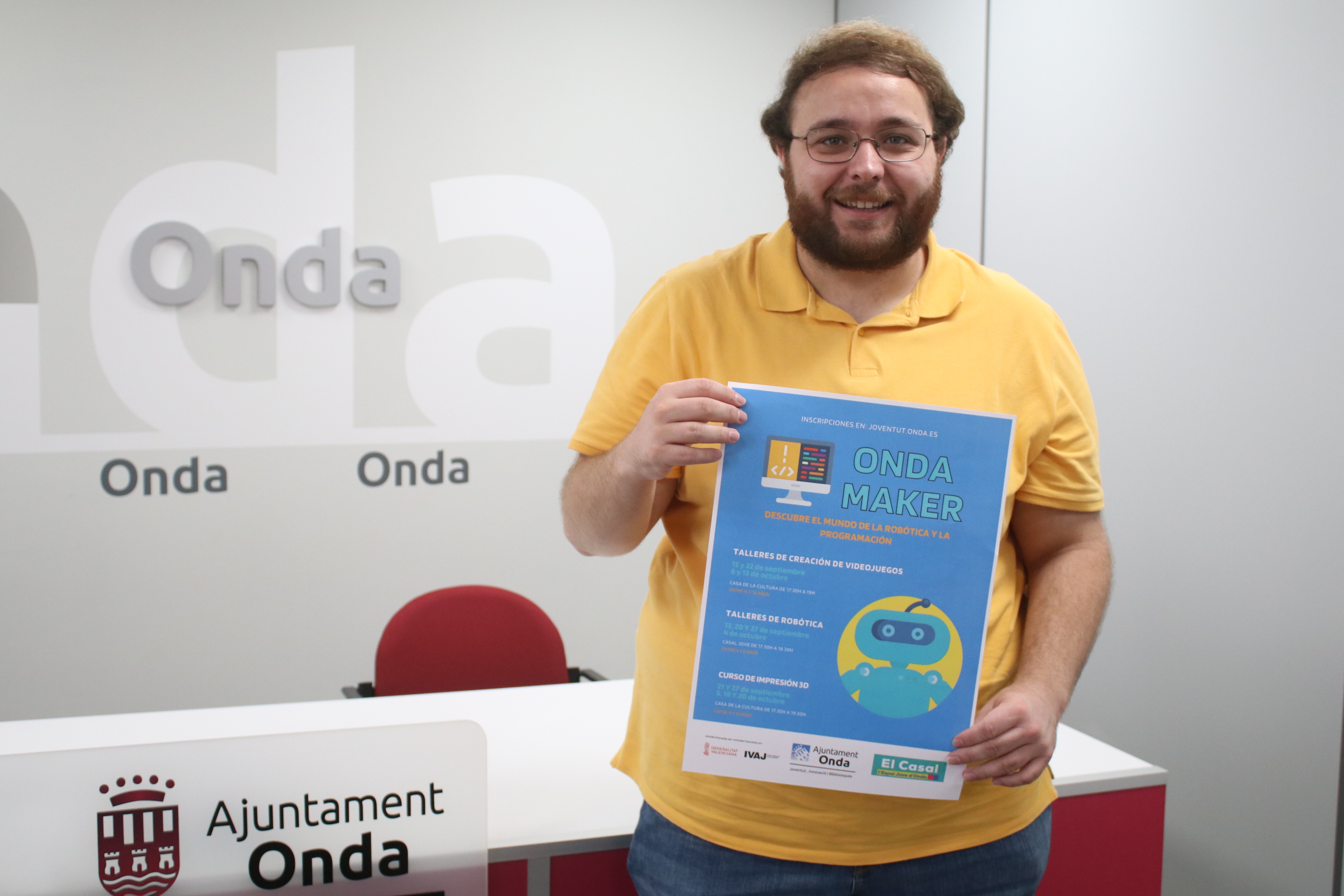 Onda programa talleres de creación de videojuegos, robótica e impresión 3D para jóvenes