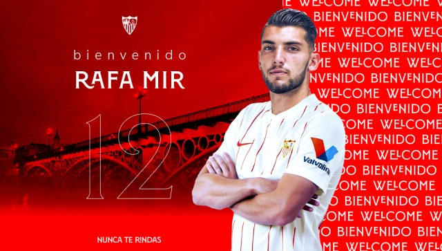 Un gigante llega al Sevilla: Así anuncia el club hispalense el fichaje del murciano Rafa Mir