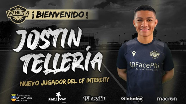 El costarricense Jostin Tellería se incorpora al Intercity 
