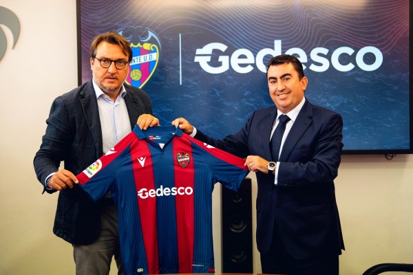 Gedesco, patrocinador del Levante 21-22 a partir del domingo ante el Madrid