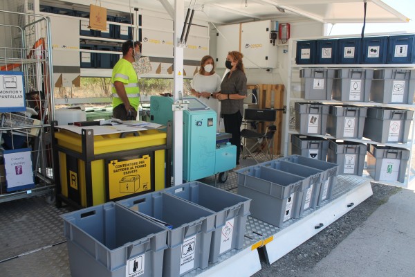 Benicàssim aumenta en 34 toneladas el reciclaje de voluminosos y poda durante el mes de julio