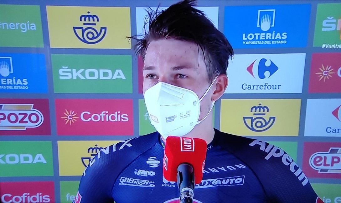El ciclista belga Jasper Philipsen (Alpecin-Fenix) gana la quinta etapa de La Vuelta 2021, disputada entre Tarancón y Albacete sobre 184,4 kilómetros - TDP - 