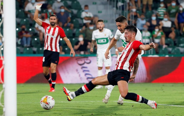 El Elche y Athletic igualan tras repartirse dominio y ocasiones