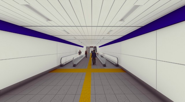 Así será el túnel peatonal subterráneo que conectará la futura L10 con la estación de Xàtiva