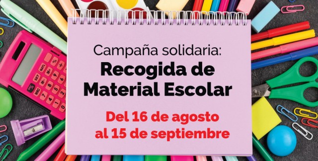 Alcampo inicia una campaña solidaria de recogida de material
escolar