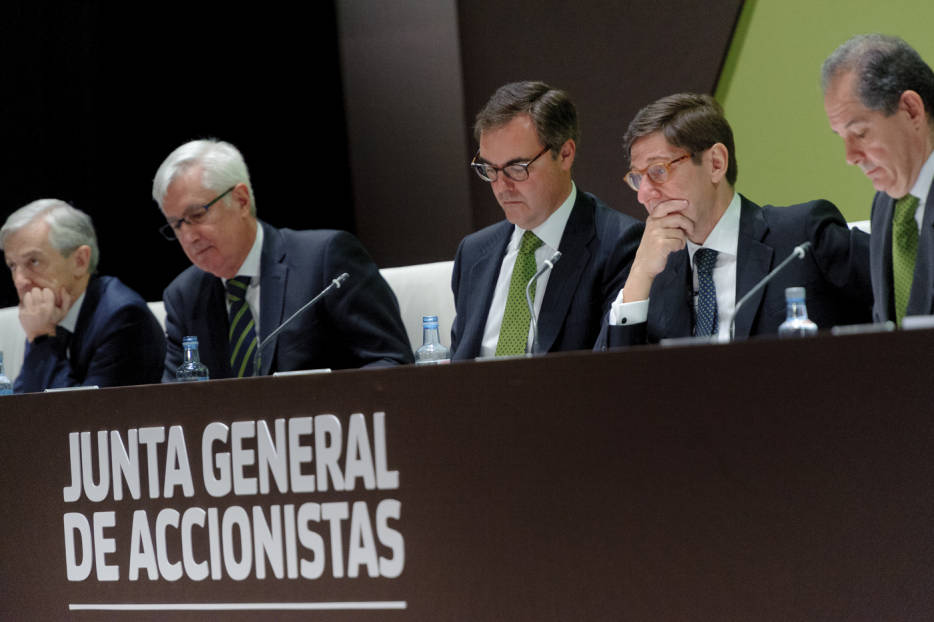 Bankia aprueba este viernes en València un 'contrasplit' y el reparto de 317 millones en dividendos