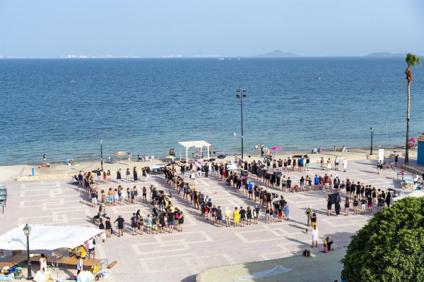 Así fueron las manifestaciones contra la degradación del Mar Menor
