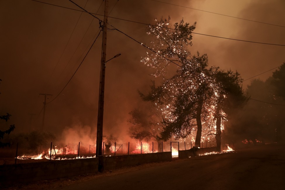 Incendio en Grecia. Foto: EUROKINISSI/ZUMA PRESS/DPA - 