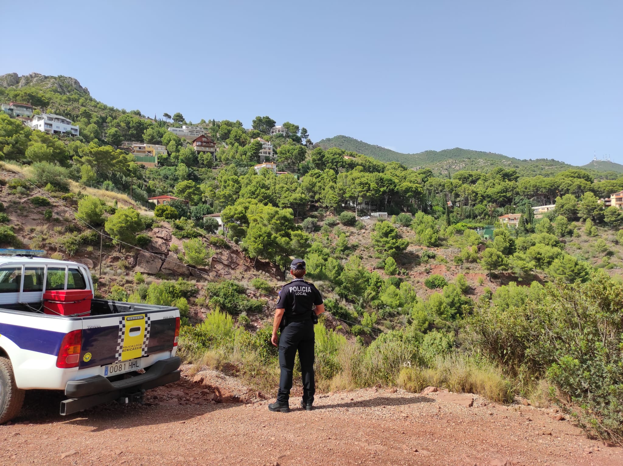 Benicàssim espera la autorización para continuar con la limpieza y desbroce en las montañas