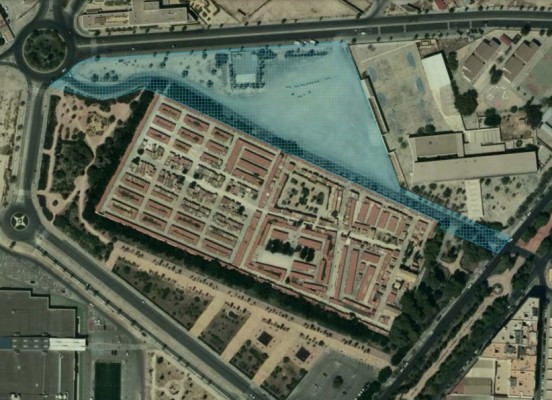 Elche completará el ajardinamiento del Cementerio Viejo: más zona verde y aparcamiento integrado