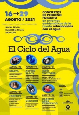 La Huerta de Murcia acoge conciertos en pequeño formato en ‘El ciclo del agua’