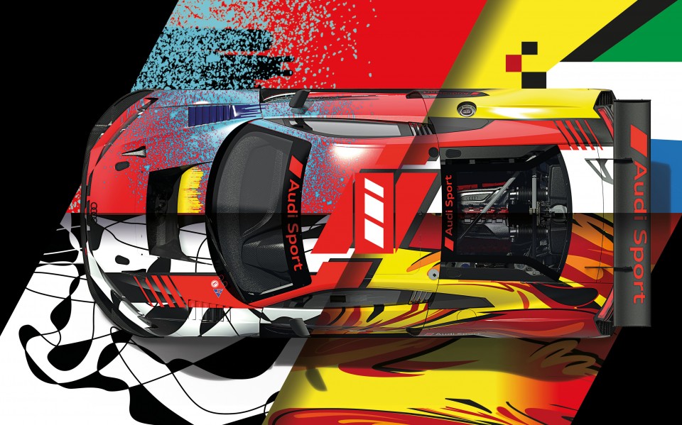 Audi Sport celebra el centenario de Spa con cuatro decoraciones especiales para sus coches GT3