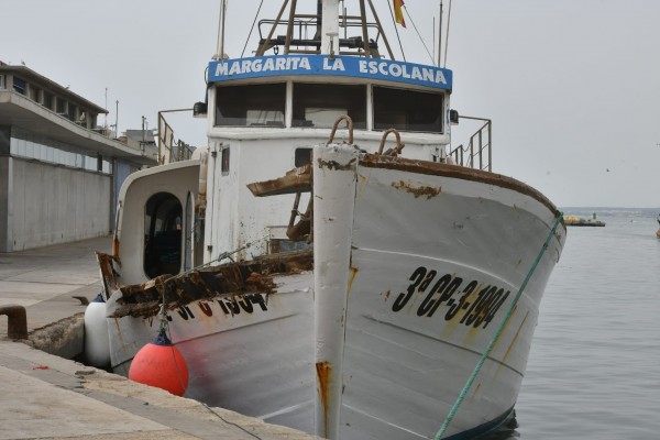 Un 'meteotsunami' sorprende esta madrugada a Santa Pola y afecta a flota pesquera y paseos del litoral