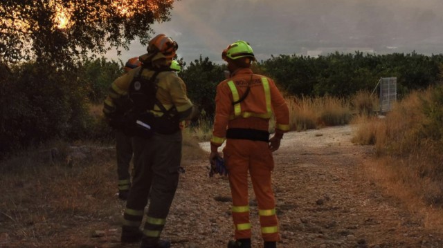 Extinguido el incendio en Palma de Gandia declarado el sábado
