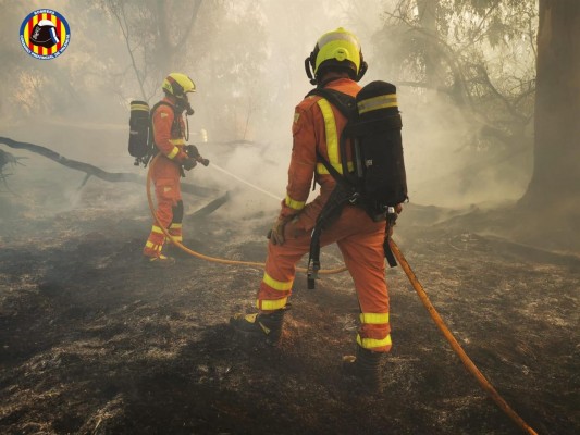 Extinguido el incendio forestal declarado en Chiva