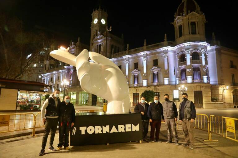 Cs Valencia denuncia incumplimiento acuerdo para arreglar pebetero fallero
