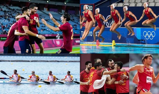 El fútbol, el waterpolo y el K4 pelearán por el oro y el balonmano, por el bronce