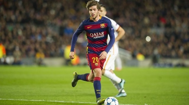 Sergi Roberto, ausente por problemas físicos en el entrenamiento del Barça