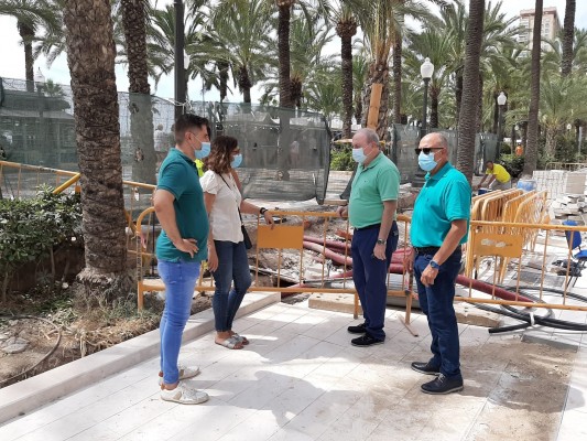El PSOE sostiene que las obras de la Explanada de Alicante demuestran el 