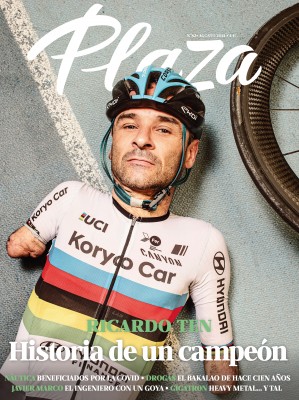 Ricardo Ten, portada de la revista Plaza de agosto