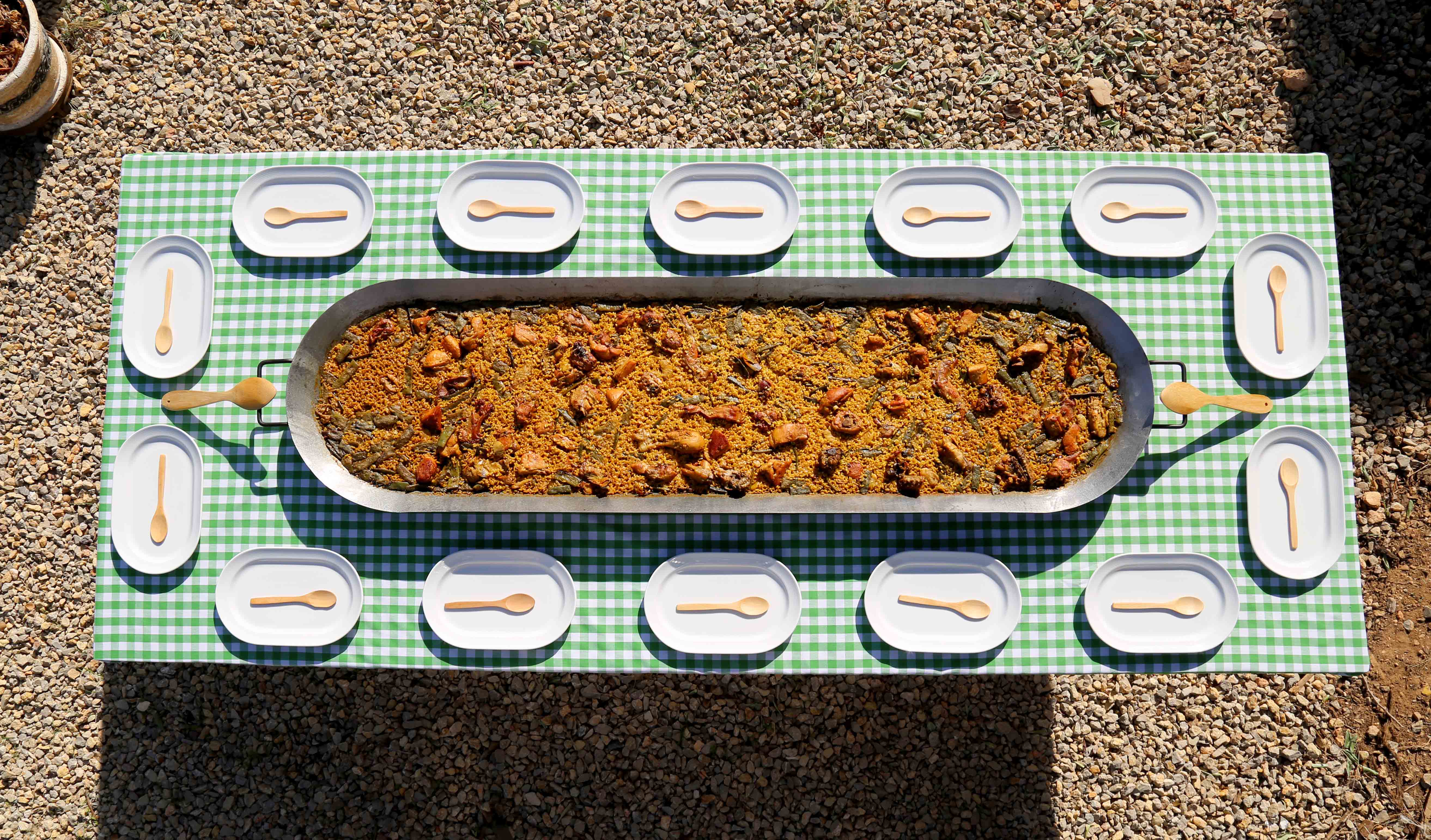 La paella rectangular ya es una realidad
