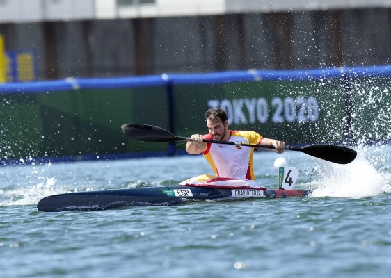 Saúl Craviotto y Carlos Arévalo no consiguen medalla en el K1 200 metros