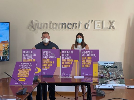 Elche lanza una campaña contra el consumo de alcohol entre los menores y otra contra la violencia machista