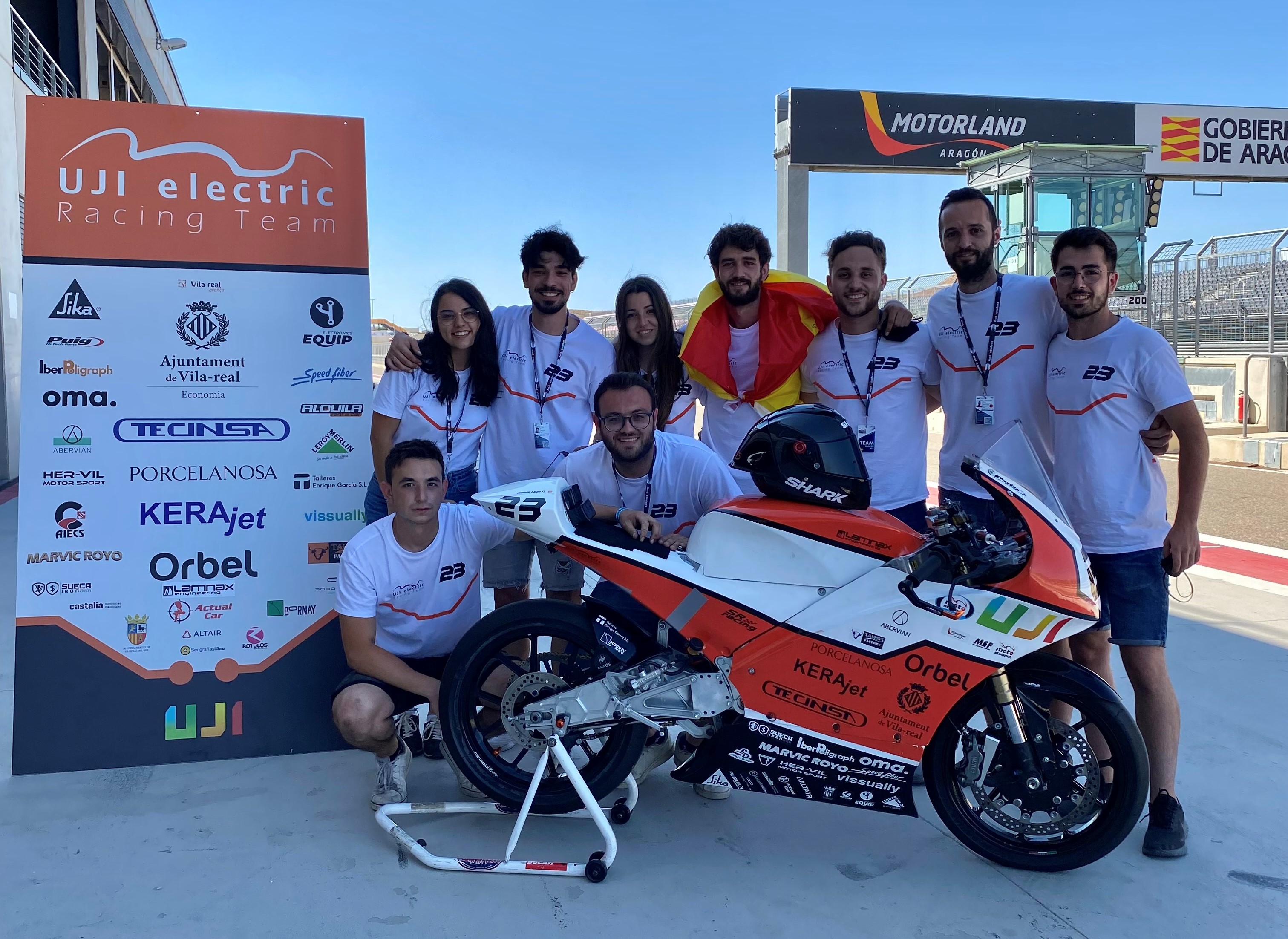 El equipo de la UJI participa en el campeonato MotoStudent con un prototipo 100% eléctrico 
