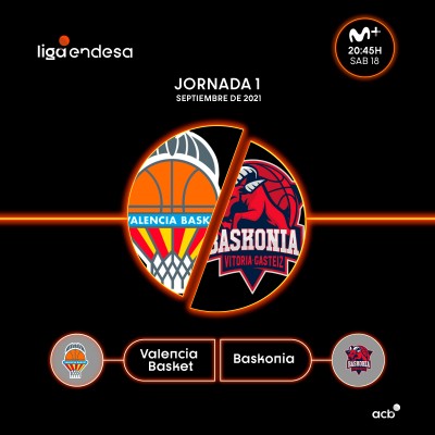El Valencia Basket abrirá la Liga Endesa ante el Baskonia el 18 de septiembre