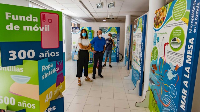 Benidorm acoge una exposición para salvar al mar del plástico

