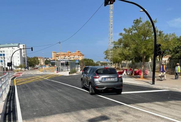 FGV finaliza las obras de tranviarización en Dénia con la apertura del cruce de la calle Metge Manuel Vallalta