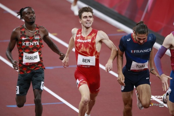 Nuevo hito histórico de Adrián Ben: primer español en una final de 800