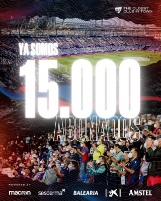 El Levante alcanza los 15.000 abonados