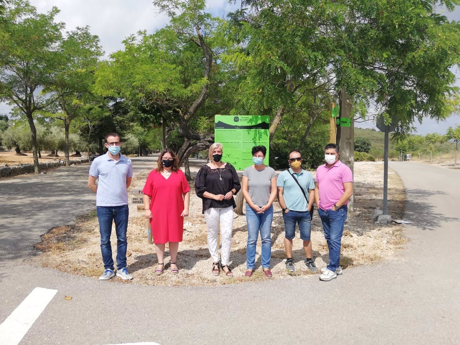 La Diputación impulsa rutas cicloturísticas entre olivos milenarios de Càlig, Sant Jordi y Traiguera