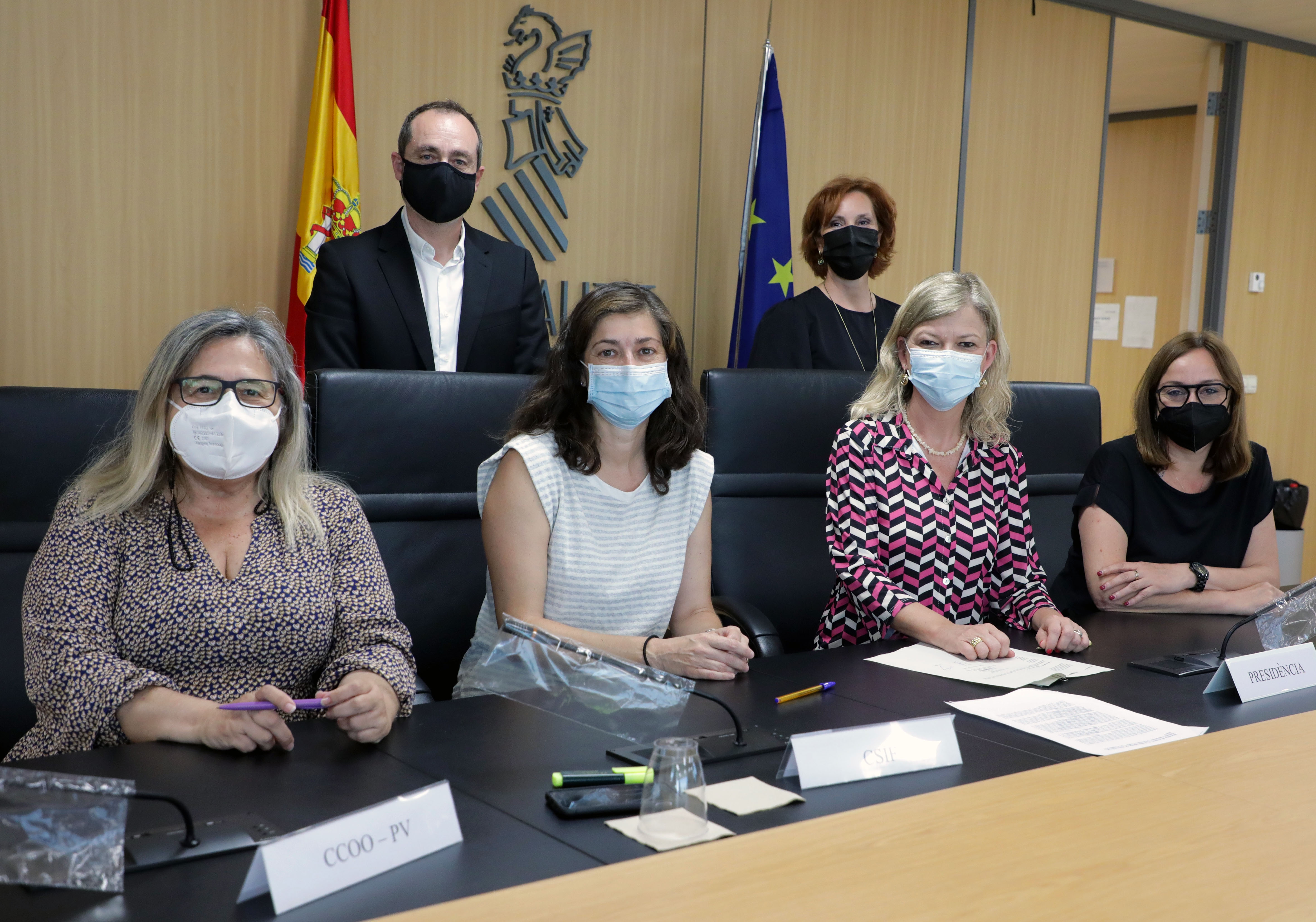 Justicia y los sindicatos firman un nuevo acuerdo para el personal empleado público de la Generalitat