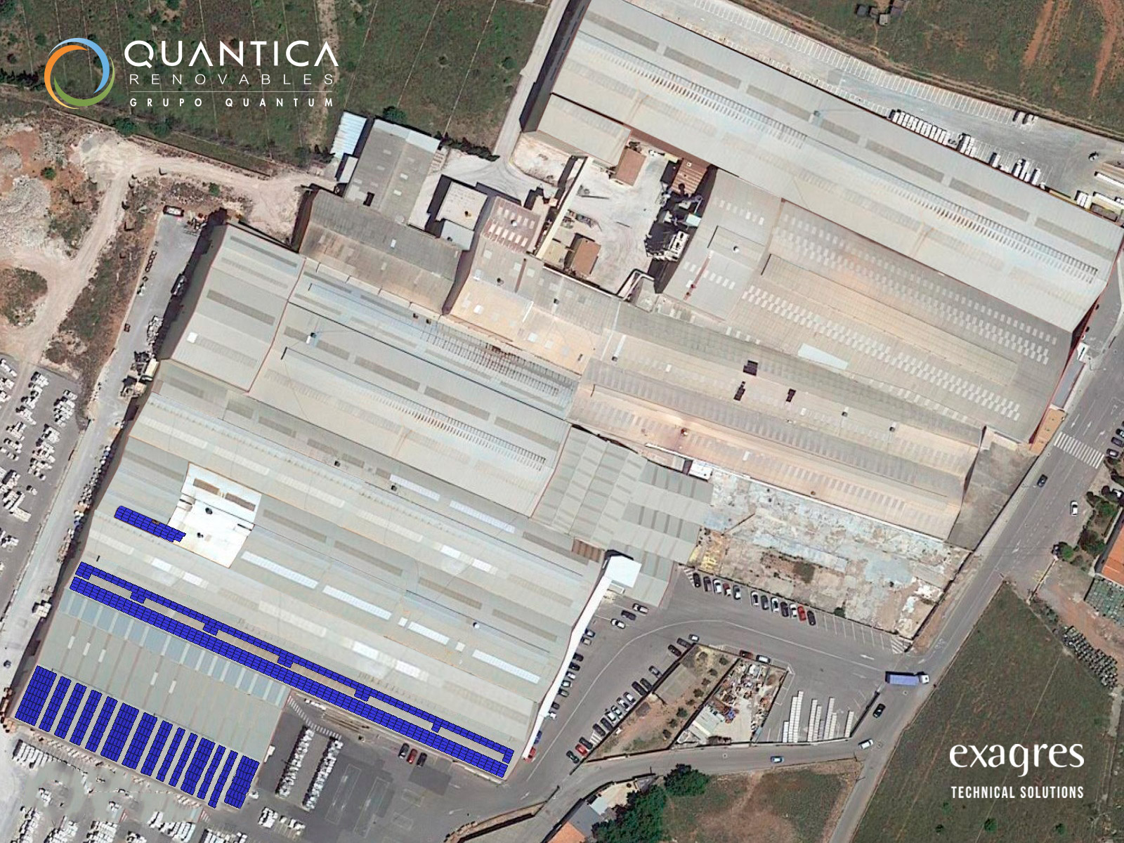 Exagres confía en Quantica para instalar más de 700 placas solares fotovoltaicas en su sede de Betxí