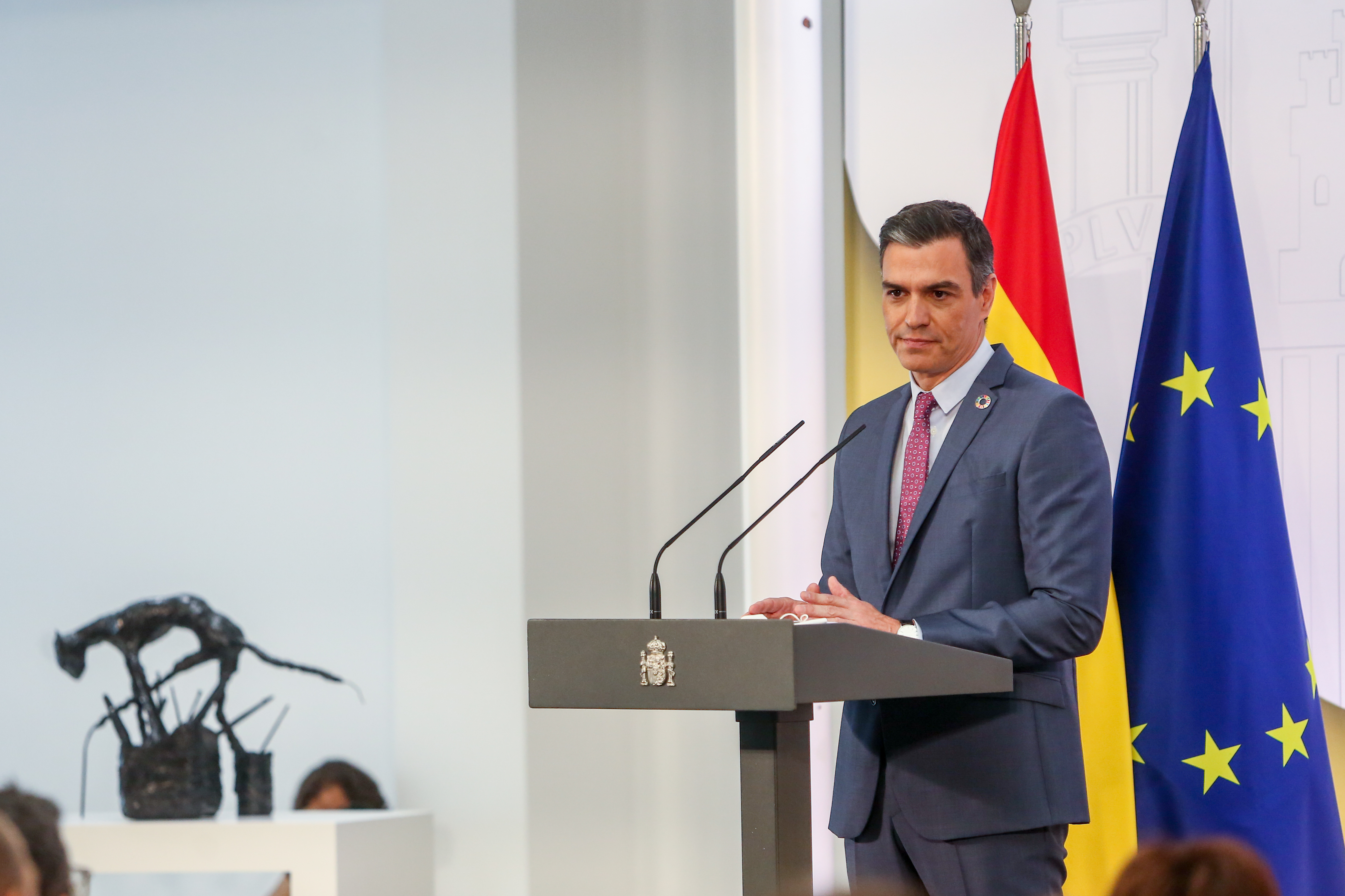 Pedro Sánchez. Foto: RICARDO RUBIO/EP - 