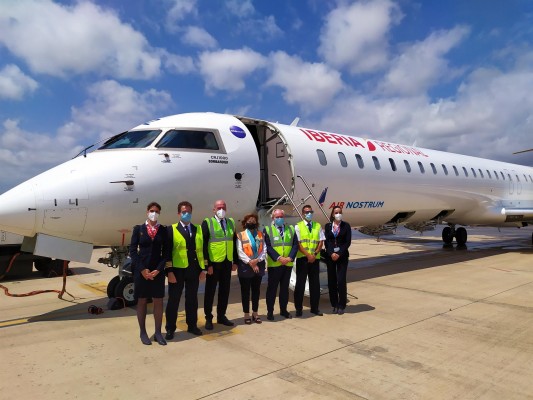 Arranca la ruta de Air Nostrum que conectará Castellón con Sevilla dos veces por semana 