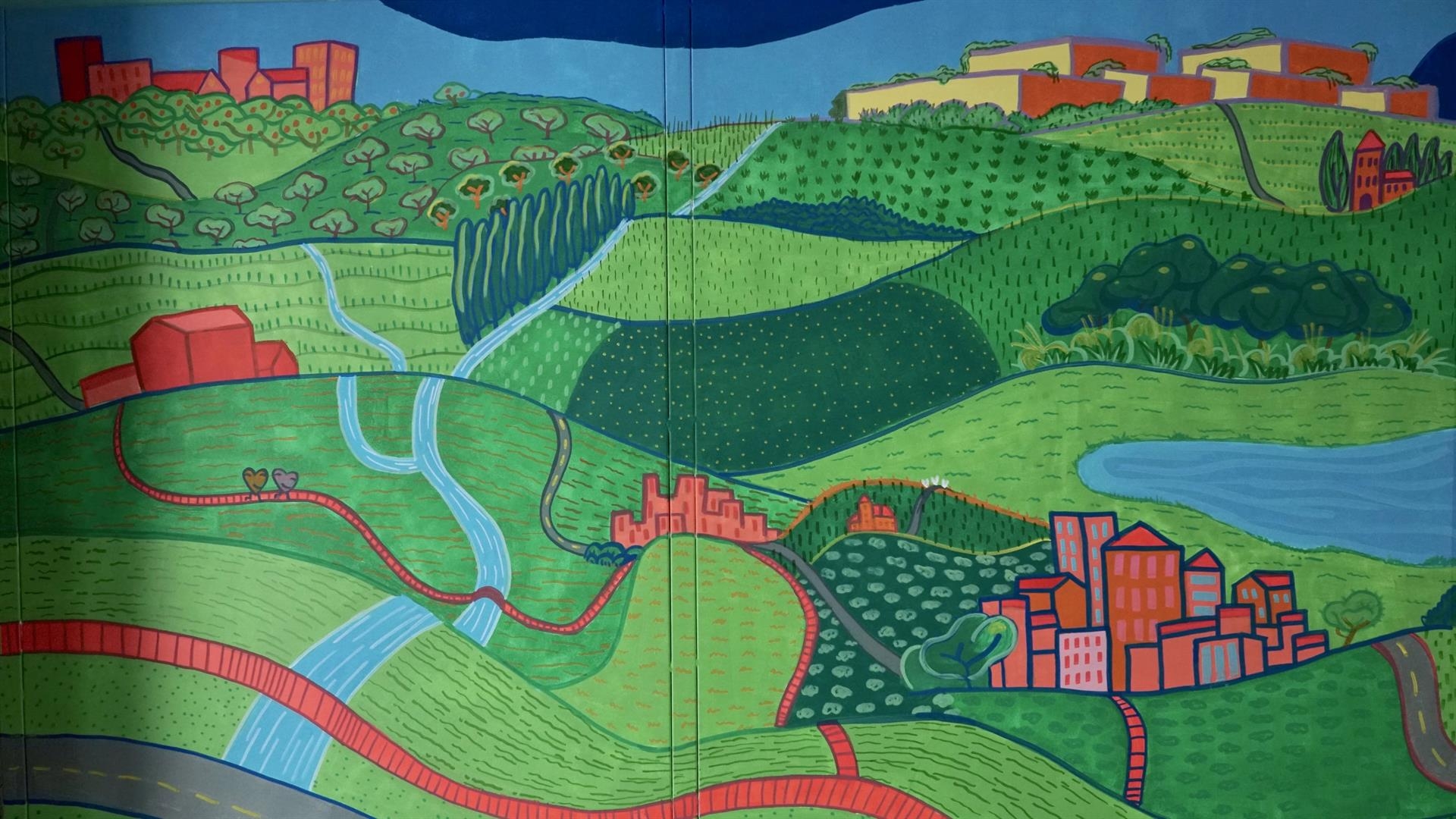 Mural Huerta. Foto: LAS NAVES - 