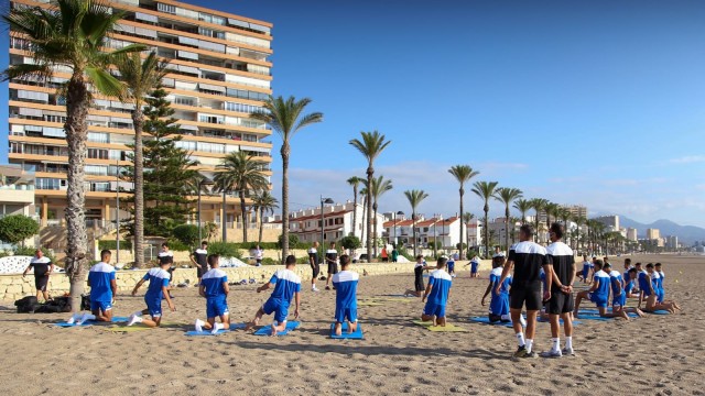 Caras nuevas en el entrenamiento de Mutxavista